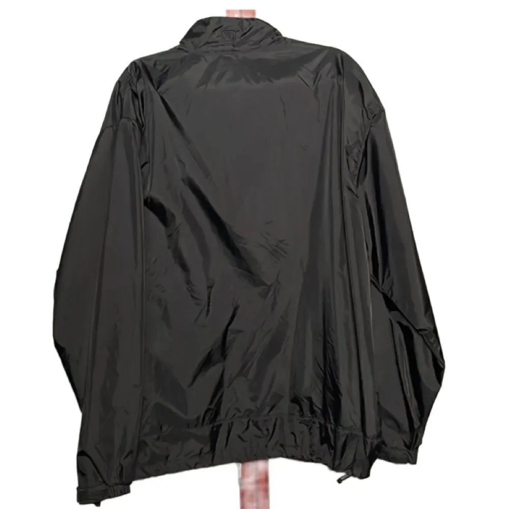 Walter Hagen Men’s Black Windbreaker Lightweight Waterproof Jacket (Size: XL)